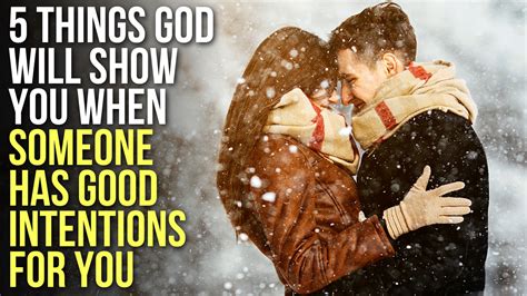 How do you know when a person has genuine intentions and .
